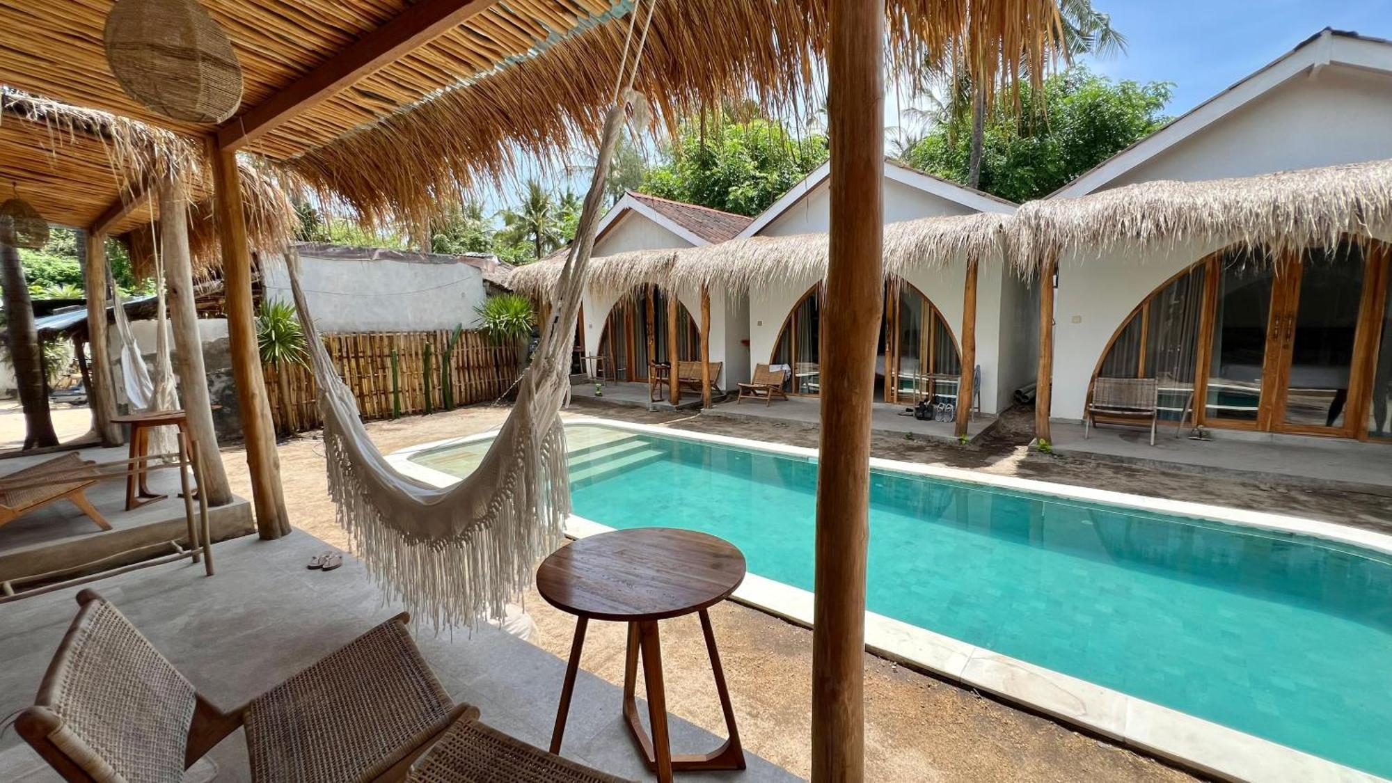 Rumah Canaria Bungalow Gili Trawangan Exteriér fotografie