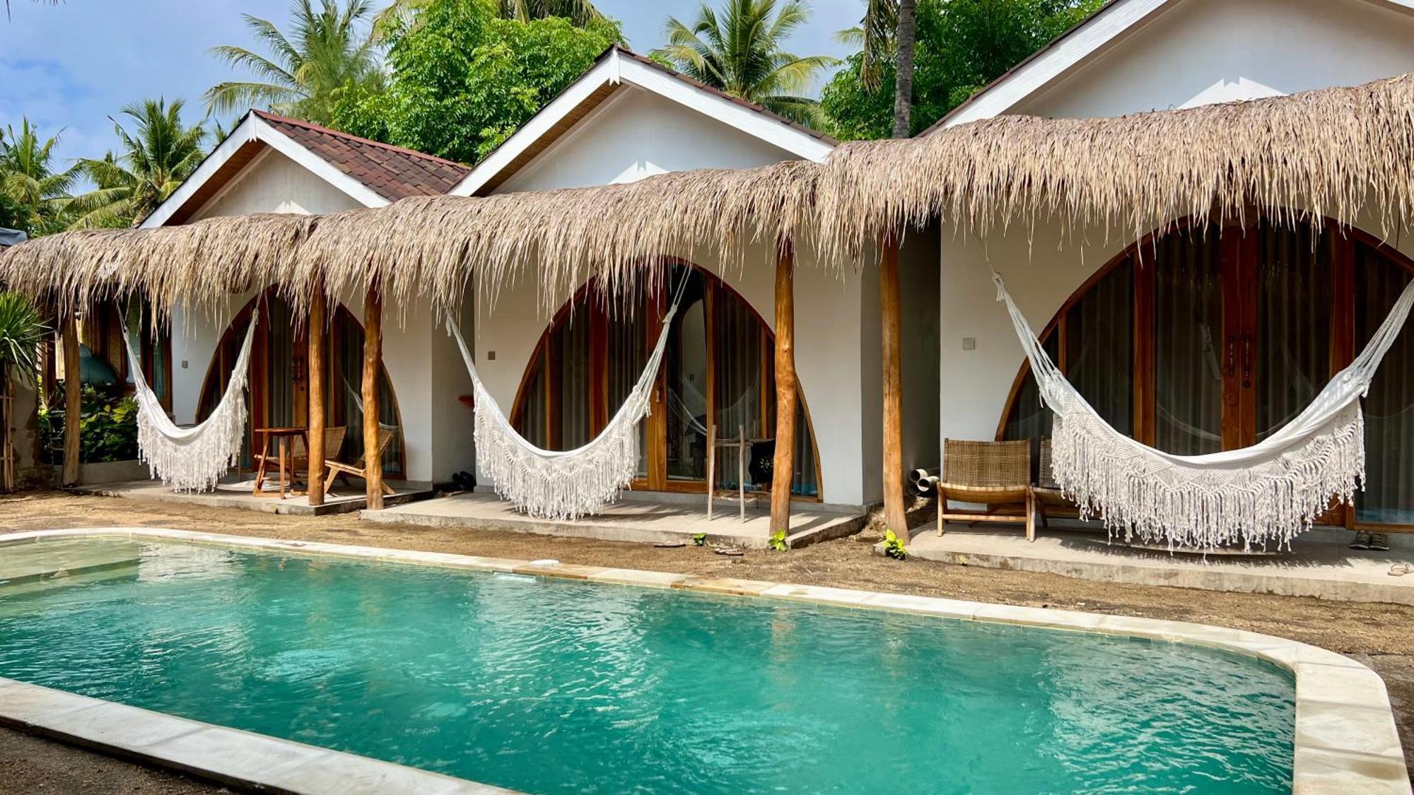 Rumah Canaria Bungalow Gili Trawangan Exteriér fotografie