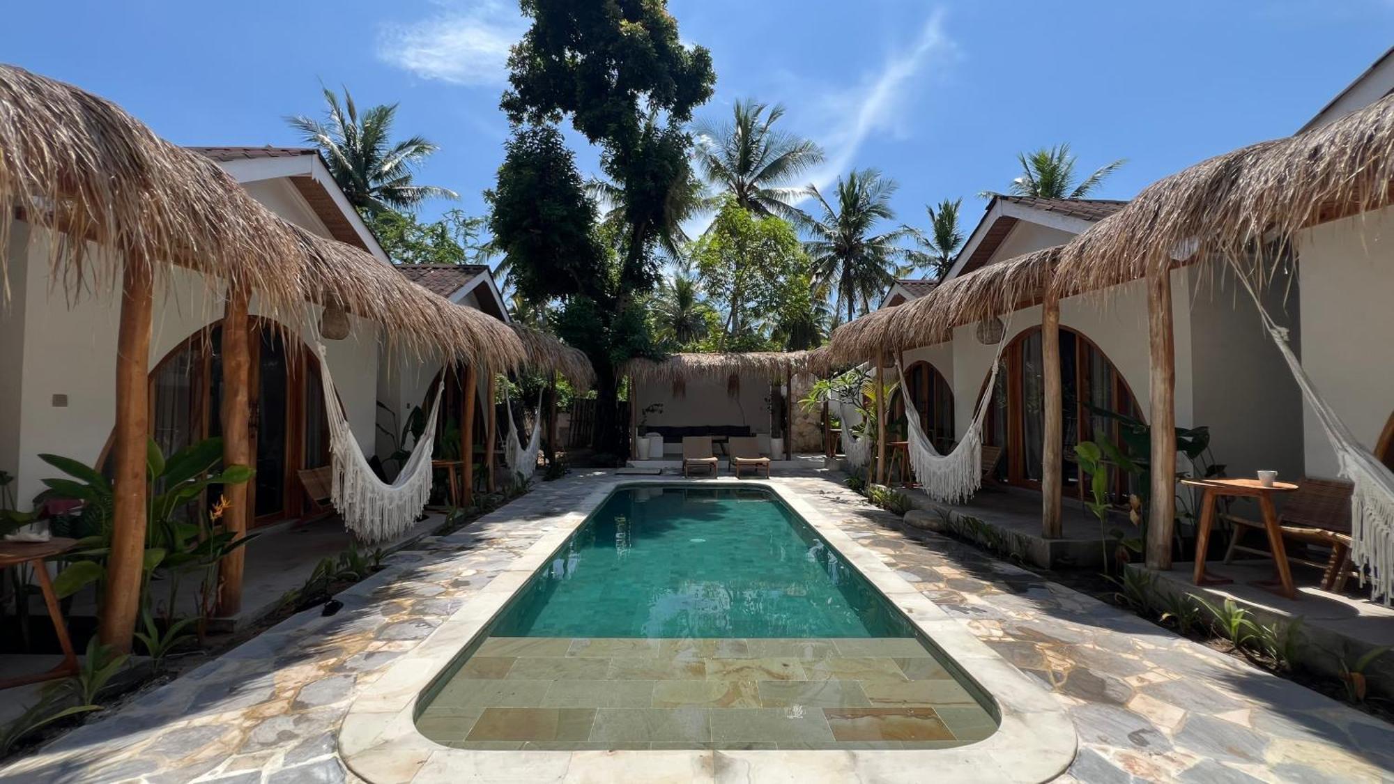 Rumah Canaria Bungalow Gili Trawangan Exteriér fotografie